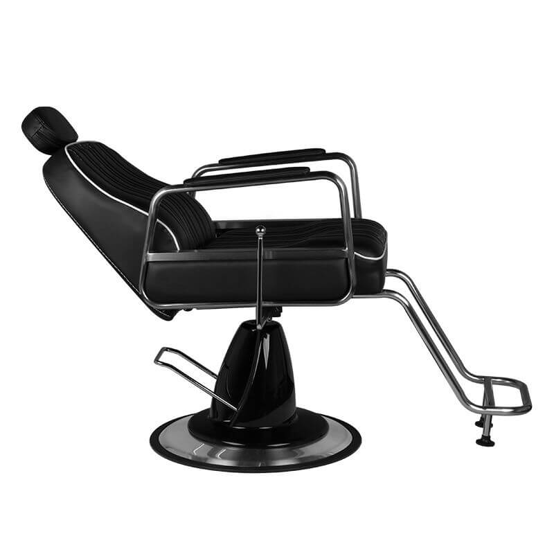 Kappersstoel Barber Gabbiano Luca Zwart 5